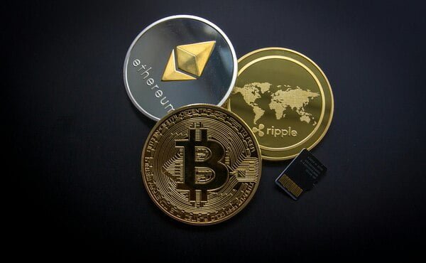 Bitcoin image with ethereum and ripple