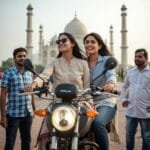 women on e-bike in pakistan